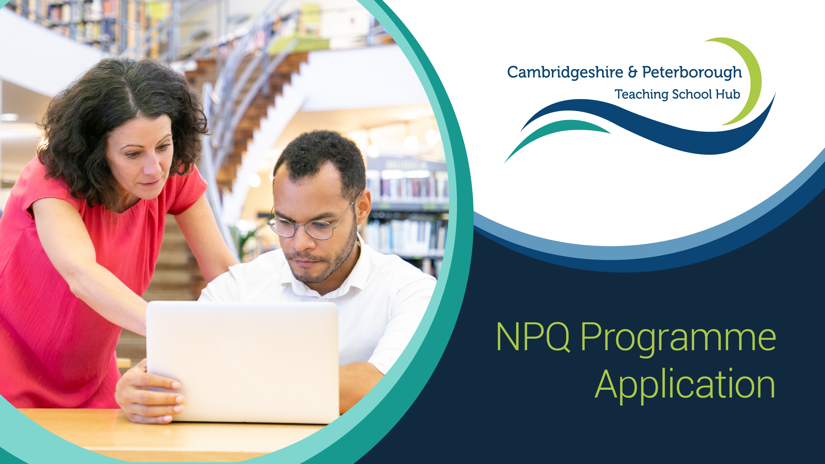 NPQ Programme Applications landing page